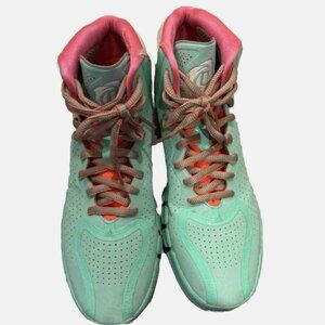 9/10 Size 13 1/2 - Adidas D Rose 4 Boardwalk Mint Men's Basketball Shoes FZ0891
